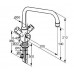 KLUDI Standard mosogatócsap, króm 317230515