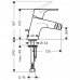 HANSGROHE Focus E2 egykaros bidécsaptelep, króm 31920000