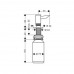 HANSGROHE folyékonyszappan-/mosógatószer-adagoló, króm 40418000
