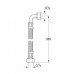 GROHE csatlakozótömlő, 300 mm, króm 45704000