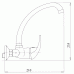 NOVASERVIS METALIA EGYKAROS FALI KONYHAI CSAPTELEP 100 MM, KRÓM 55034,0