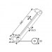 KLUDI Sirena Care állítható kapaszkodó, króm 6150605-00