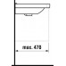 JIKA Cubito mosdó csaplyukkal, fehér, 85 cm H8104260001041