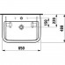 LAUFEN Form mosdó csaplyukkal, 65 x 48 cm, fehér 8.1067.4.000.104.1