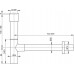 ALCAPLAST Design mosdószifon, fém, masszív DN32 A402