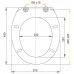 ALCAPLAST WC ülőke, softclose, duroplast A64