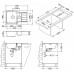 ALVEUS LINE 70 Maxim rozsdamentes mosogató, 795 x 505 mm, F/S 1085960
