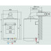 ARISTON S/SGA BF X 100 EE Zárt égésterű, Parapetes Fali gázüzemű vízmelegítő 3211030