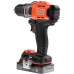 Black & Decker BCD382D2XK-QW Akkus fúró-csavarozó (45Nm/18V/2x2,0Ah) koffer
