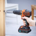 Black & Decker BDCHD18BAFC-QW Akkus fúró-csavarozó (40Nm/18V/2x1,5Ah)koffer+tartozékszett