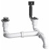 BLANCO R-ZS 12x6-2 rozsdamentes mosogatótálca, 120x60x15 cm, natúr, forgatható 510505