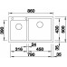 BLANCO PLEON 9 InFino Silgranit Beton-Style 525310