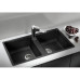 BLANCO ZIA 9 szilgránit mosogató, fekete 526029