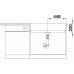 BLANCO Vintera XL 9-UF beton style silgranit mosogatótálca 526109