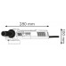BOSCH GWS 9-125 S sarokcsiszoló + Keményfém Multiwheel vágótárcsa 0601396123