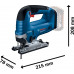 BOSCH GST 185-LI Akkus szúrófűrészek, 1x 4,0 Ah, GAL 18V-20, szerszámkoffer 06015B3023