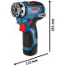 KIÁRUSÍTÁS BOSCH GSR 12V-35 FC 2x3.0Ah Akkus fúrócsavarozó 06019H3000 SÉRÜLT KOFFER