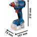 BOSCH GDX 18V-285 + GSR 185-LI + 2x2,0Ah + GAL 18V-20 + tok Professional 06019N2123