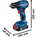 BOSCH GDX 18V-285 + GSR 185-LI + 2x2,0Ah + GAL 18V-20 + tok Professional 06019N2123