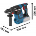 BOSCH GBH 18V-26 Professional akkus fúrókalapács SOLO, 0611909000