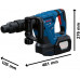 BOSCH GSH 18V-5 PROFESSIONAL Akkus vésőkalapács SDS max rendszerrel 0611918200