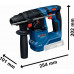 BOSCH GBH 18V-18 PROFESSIONAL Fúrókalapács SDS plus rendszerrel, L-Boxx 0611927003
