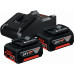 BOSCH GSR 18V-65 PROFESSIONAL Akkus fúrócsavarozó, 19 darabos szerszámkészlet 0615A5007K
