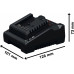 BOSCH PRO GPB 18V-1 C + GSR 18V-65 + 2× 5,0 Ah + GAL 18V-40-2 0615A500G5