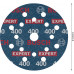 BOSCH EXPERT O780 Foil csiszolótárcsa, 125 mm, G400 2608902415