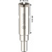 BOSCH Csempe körkivágó befogótüskével, 18 db 40 mm 2608594542