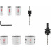 BOSCH Multi Material menetes körkivágó-készlet, 19; 22; 29; 38; 44; 51 x 40 mm 2608594611