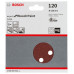 BOSCH C430 csiszolólap, 5-ös csomag 125 mm, 120 2608605643