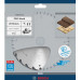 BOSCH PRO Wood cordless körfűrészlap 165x10x1,5/1,0x24T 2608837679