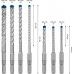 BOSCH EXPERT SDS plus-7X kalapácsfúró készlet, 5/6/6/8/8/10/12 mm, 7 db 2608900195
