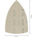 BOSCH EXPERT M480 csiszolóháló multicsiszolókhoz, 100 x 150 mm, G 240, 10 db 2608900731