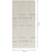 BOSCH EXPERT M480 csiszolóháló rezgőcsiszolókhoz, 115 x 230 mm, G 220, 50 db 2608900773