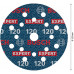 BOSCH EXPERT O780 Foil csiszolótárcsa, 125 mm, G120 2608902401