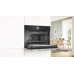 Bosch Serie 8 Beépíthető kompakt sütő mikrohullám funkcióval 60 x 45 cm Fekete CMG7761B1