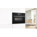 Bosch Serie 8 Beépíthető kompakt sütő mikrohullám funkcióval 60 x 45 cm Fekete CMG7761B1