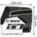 Bosch GCL2-50 pont és vonallézer + LR 6 vevő 0601066F01