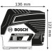 BOSCH GCL2-50 PROFESSIONAL Kombilézer + LR 6 0601066F01