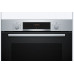 Bosch Serie 4 Beépíthető sütő 60 x 60 cm Szálcsiszolt acél HBA534ES3