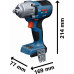 BOSCH GDS18V-450P PROFESSIONAL Akkus ütvecsavarozó, L-BOXX 06019K4301