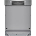 Bosch Serie 2 Félig beépíthető mosogatógép 60 cm Szálcsiszolt acél SMI2HTS06E