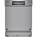 Bosch Serie 4 Félig beépíthető mosogatógép 60 cm Szálcsiszolt acél SMI4HVS14E