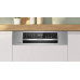 Bosch Serie 6 Félig beépíthető mosogatógép 45 cm Szálcsiszolt acél