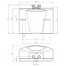 CLAGE M 4 Átfolyós vízmelegítő mosdó alá 4,4kW/230V 1500-17004