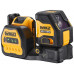 DeWALT DCE088D1G18-QW Lézeres önszintező kereszt, zöld sugár (18V/1x2,0Ah) Tstak