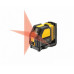 DeWALT DCE088D1R-QW Piros önbeálló keresztlézer XR (10,8V/2,0Ah) Tstak