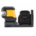 DeWALT DCE825D1G18 Cross lézer 5 ponttal. gerendák, zöld gerenda 18V 1x 2.0Ah Li-Ion